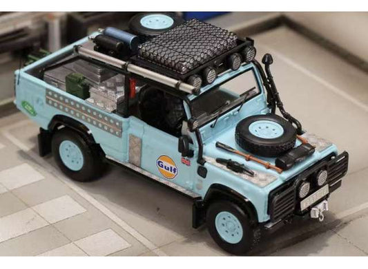 Pre-Order – Land Rover Defender *Gulf*, blue/orange 1:64 Street Weapon Model (STW205) – ETA. July/August 2026