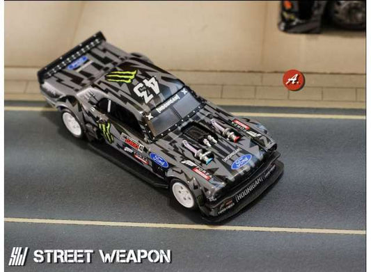 Pre-Order – Ford Mustang *Monster*, black/green 1:64 Street Weapon Model (STW217) – ETA. July/August 2026