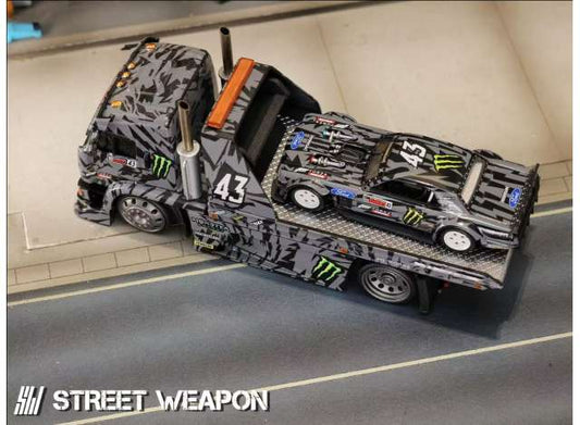 Pre-Order – *Monster* transport, black/green 1:64 Street Weapon Model (STW218) – ETA. July/August 2026