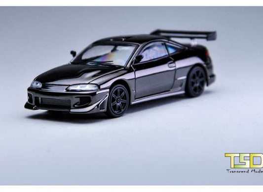Pre-Order – Mitsubishi Eclipse, gray chrome 1:64 Transcend Model Model (TSD222) – ETA. July/August 2026