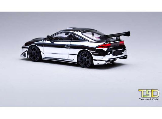 Pre-Order – Mitsubishi Eclipse, chrome 1:64 Transcend Model Model (TSD223) – ETA. July/August 2026