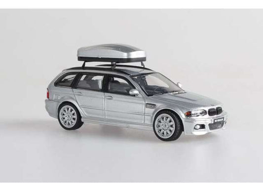 Pre-Order – BMW E46 wagon, silver 1:64 Street Weapon Model (STW224) – ETA. July/August 2026