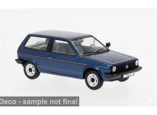 Pre-Order – 1981 Volkswagen Polo II, dark blue 1:43 IXO Models Model (ixoCLC615) – ETA. July/August 2026