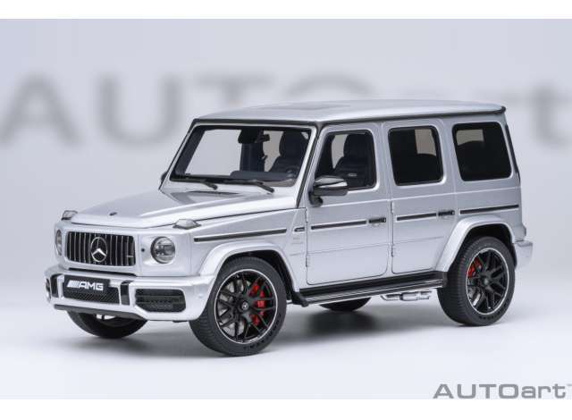 Mercedes Benz G63 AMG, iridium silver metallic 1:18 AutoArt Model