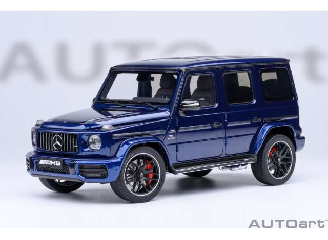 Mercedes Benz G63 AMG, brilliant blue metallic 1:18 AutoArt Model