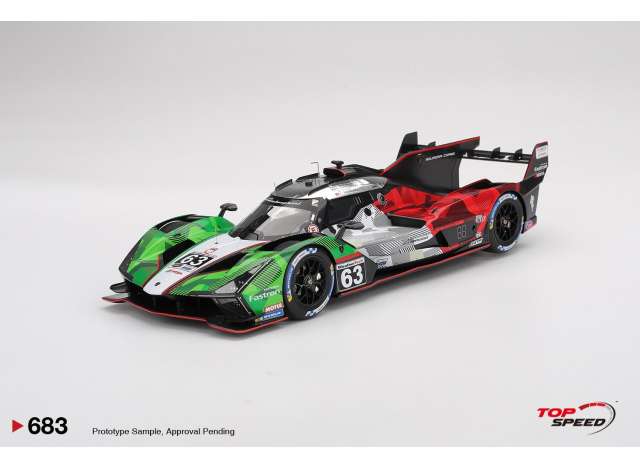 Pre-Order – 2025 Lamborghini SC63 #63 Automobili Lamborghini Squadra Corse Daytona 24 hrs, green/silver/red 1:18 Top Speed Model (TS0683) – ETA. September 2026