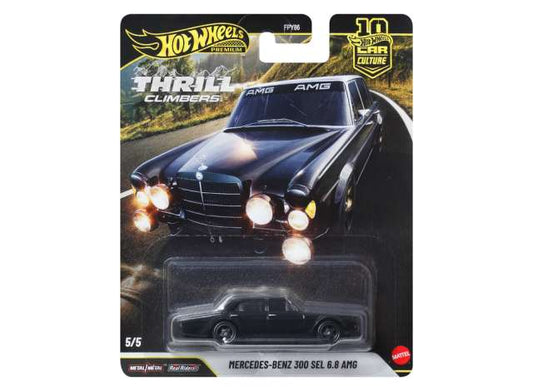 1:64 Hot Wheels Thill Climbers 5/5 Mercedes-Benz 300 Sel 6.8 AMG JKF20