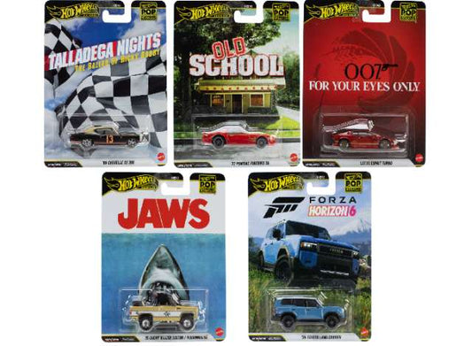 Pop Culture/Entertainment Series assortment of 10pcs 1:64 Hotwheels Model (hwmvHXD63-979T~10) – ETA. February 2027