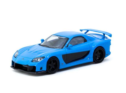 Pre-Order – Mazda RX-7 VeilSide Fortune7, blue 1:64 Tarmac Model (TC-T64G-075-BL) – ETA. September 2026