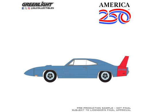 Pre-Order – 1969 Dodge Charger Daytona, blue/red 1:64 GreenLight Model (gl28180F) – ETA. September 2026