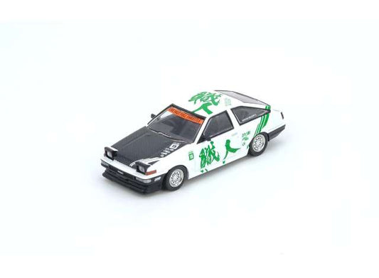 Pre-Order – Toyota Sprinter Trueno AE86 *Keiichi Tsuchiya* Limited Edition, green/white 1:64 Inno Models Model (IN64-AE86-KT) – ETA. September 2026