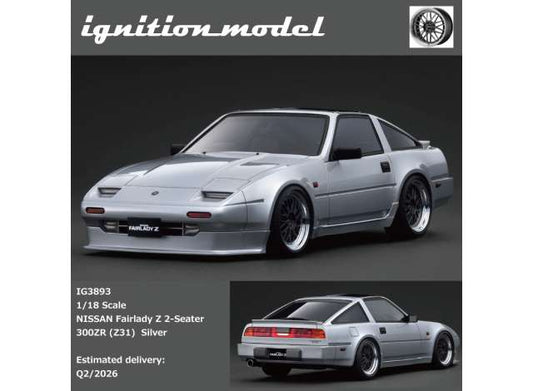 Pre-Order – Nissan Fairlady Z 2-Seater 300ZR (Z31), silver 1:18 Ignition Model (IG3893) – ETA. July/August 2026