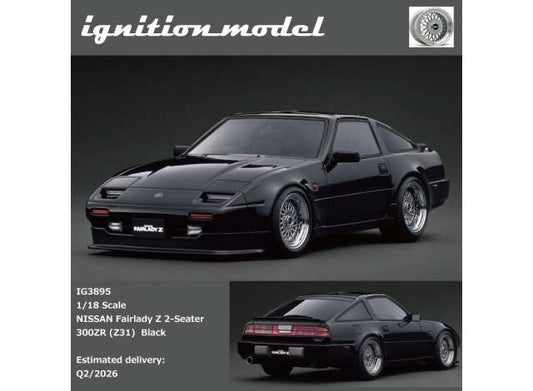 Pre-Order – Nissan Fairlady Z 2-Seater 300ZR (Z31), black 1:18 Ignition Model (IG3895) – ETA. July/August 2026