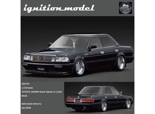 Pre-Order – Toyota Crown Royal Saloon G (130), black 1:18 Ignition Model (IG3737) – ETA. July/August 2026
