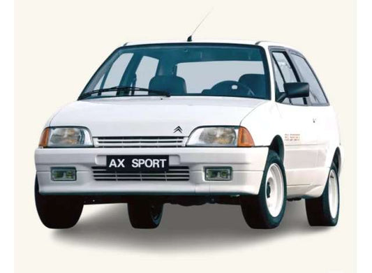 Pre-Order – 1987 Citroën AX Sport, White 1:18 Norev Model (nor181840) Stocks Due September 2026