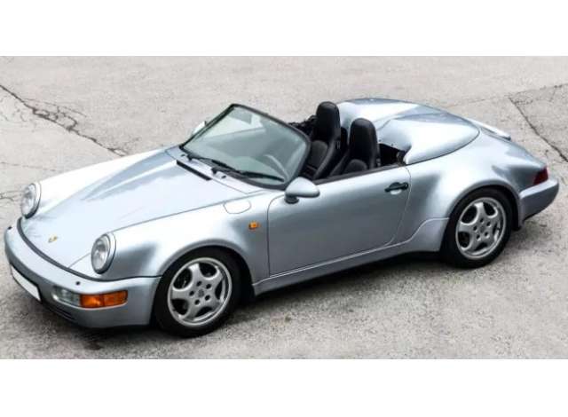 Pre-Order – 1993 Porsche 911 Speedster WTL, polar silver metallic 1:18 Norev Model (nor187150) – ETA. September 2026