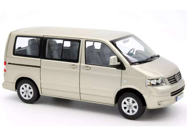 Pre-Order – 2003 Volkswagen Multivan, wheat beige metallic 1:18 Norev Model (nor188602) – ETA. September 2026