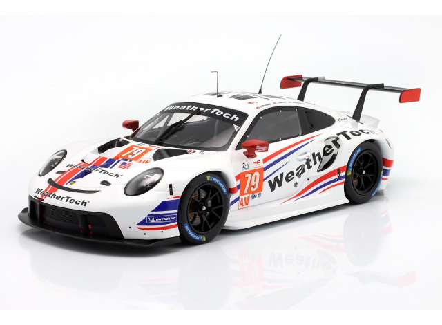 Pre-Order – 2021 Porsche 911 RSR #79 MacNeil/Bamber/ Vanthoor 24h LeMans, white/red 1:18 IXO Models Model (ixLEGT18-23017) – ETA. TBC