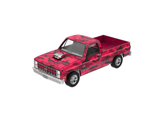 Pre-Order – 1985 Chevrolet Silverado with Blown Engine *All Terrain Collection Series 18*, red camouflage 1:64 GreenLight Model (gl35330E) – ETA. September 2026