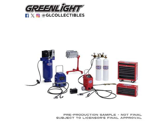 Pre-Order – Shop Tool Set #1 *NHRA*, various 1:18 GreenLight Model (gl13705) – ETA. September 2026