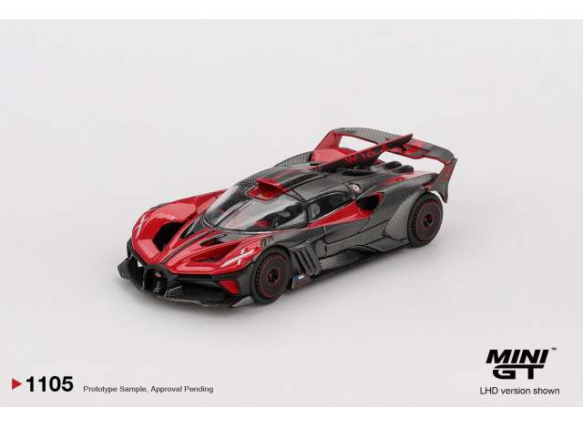 Pre-Order – 2026 Bugatti Bolide, red ultimate 1:64 Mini GT Model (MGT01105BL) – ETA. September 2026