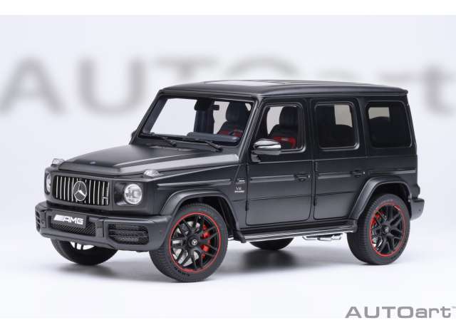 2019 Mercedes Benz G63 AMG, designo bright black 1:18 AutoArt Model