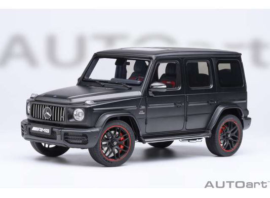 2019 Mercedes Benz G63 AMG, designo bright black 1:18 AutoArt Model