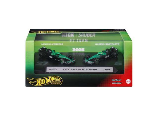 Pre-Order – Formula 1 2-pack mix 2 of 4pcs 1:64 Hotwheels Model (hwmvJMM89-979B~4) – ETA. October 2026