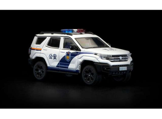 Pre-Order – Tank 400 Police Car, White/Blue 1:64 XCartoys Model (XcarT2-47) Stocks Due July/August 2026
