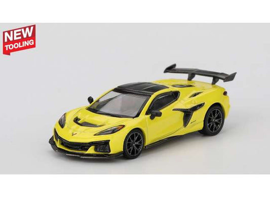 Pre-Order – 2025 Chevrolet Corvette C8 ZR1, accelerate yellow 1:64 Mini GT Model (MGT01158BL) – ETA. September 2026