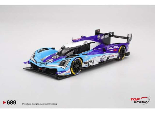 Pre-Order – 2025 Acura ARX-06 #60 Acura Meyer Shank Racing Sebring 12 hrs, various 1:18 Top Speed Model (TS0689) – ETA. September 2026