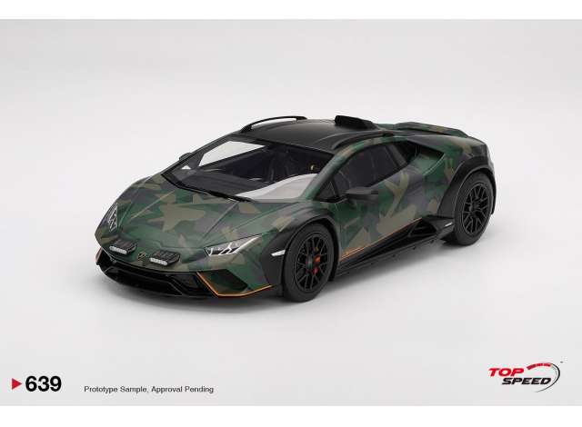 Pre-Order – 2025 Lamborghini Huracan Starrato All-Terrain Bosco, green/brown 1:18 Top Speed Model (TS0639) – ETA. September 2026