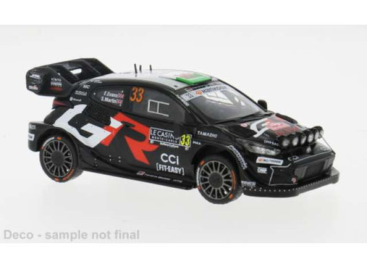 Pre-Order – 2025 Toyota GR Yaris #33 Rally1, WRC Rally Monte Carlo, black 1:43 IXO Models Model (ixoram972B) – ETA. September 2026