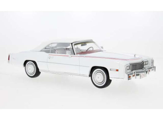 Pre-Order – 1976 Cadillac Eldorado Convertible, white 1:18 MCG Model (MCG18474) – ETA. September 2026
