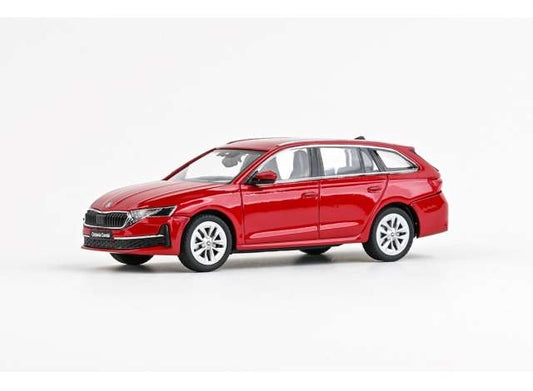 Pre-Order – 2024 Skoda Octavia IV FL Combi, velvet red metallic 1:43 Abrex Model (ab143AB-050JF) – ETA. September 2026