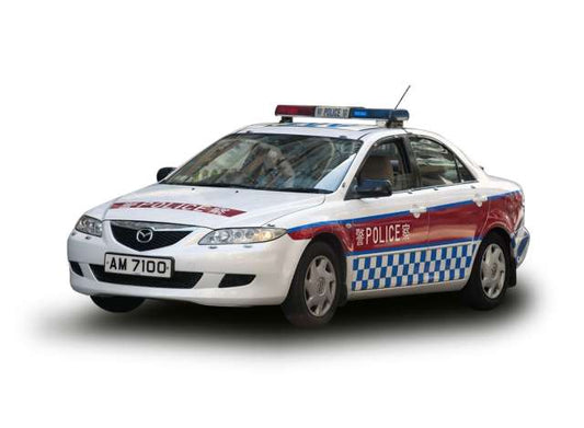 Pre-Order – 2003 Mazda 6 *Hong Kong Police*, white/red/blue 1:43 Vitesse SunStar Model (vss29530) – ETA. July/August 2026