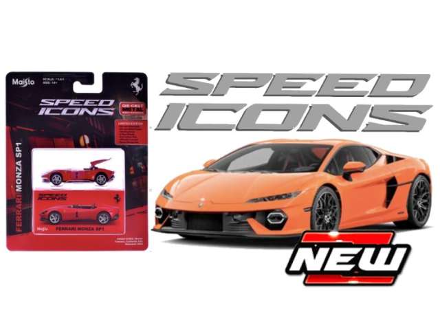 Pre-Order – Lamborghini Temerario *Speed Icons*, orange 1:64 Maisto Model (mai15714o) – ETA. July/August 2026