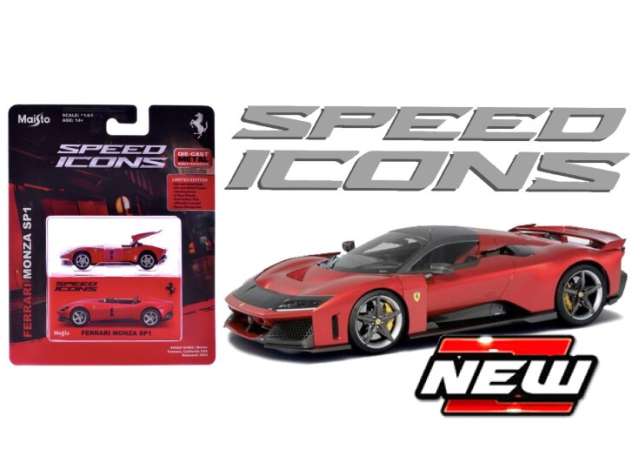 Pre-Order – Ferrari F80 *Speed Icons*, red 1:64 Maisto Model (mai15715r) – ETA. July/August 2026
