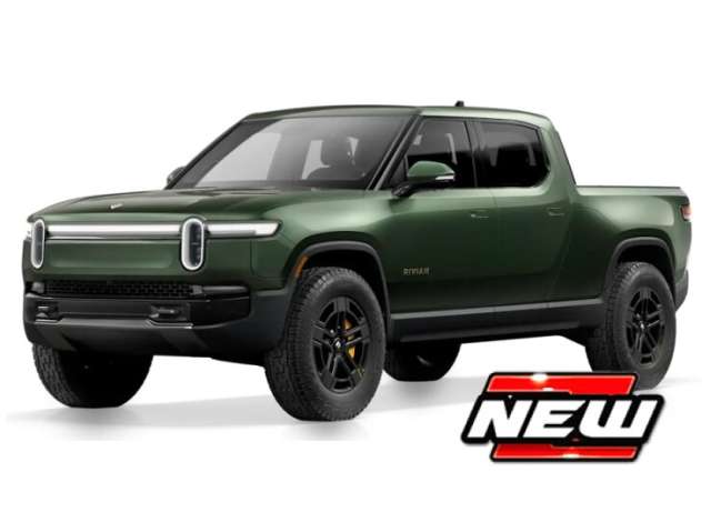 Pre-Order – 2025 Rivian R1T, green 1:18 Maisto Model (mai31466g) – ETA. October/November 2026