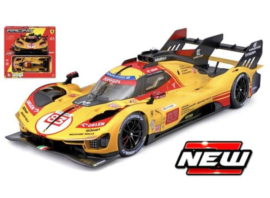 Pre-Order – 2024 Ferrari 499P #83 Kubica/Yifei/Scarcman, 24h Le Mans 2024, metal modelkit 1:24 Bburago Model (bura26589) – ETA. July/August 2026