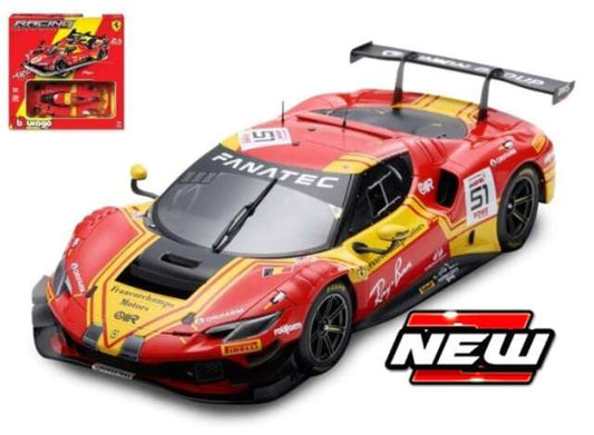 Pre-Order – 2024 Ferrari 296 GT3 #51 24h Le Mans 2024, metal modelkit 1:24 Bburago Model (bura26591) – ETA. July/August 2026