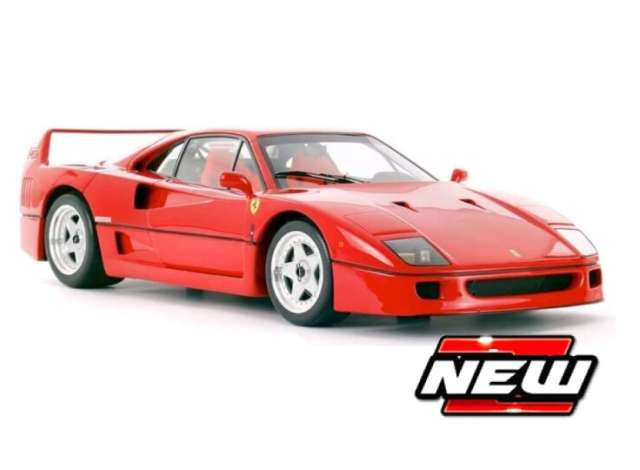 Pre-Order – Ferrari F40, red 1:18 Bburago Model (bura16023) – ETA. July/August 2026