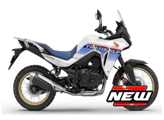 Pre-Order – Honda XL750 *Transalp*, white/blue 1:18 Bburago Model (bura51092) – ETA. October/November 2026