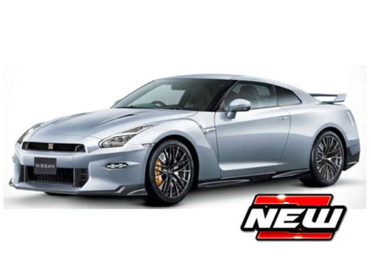 Pre-Order – 2025 Nissan GT-R, silver 1:64 Bburago Model (bura59118) – ETA. October/November 2026