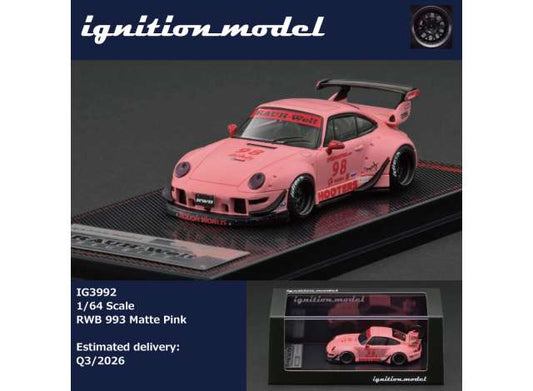 Pre-Order – RWB 993, matte pink 1:64 Ignition Model (IG3992) – ETA. October/November 2026