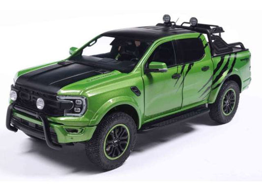Pre-Order – 2024 Ford Ranger Raptor, green metallic 1:18 Solido Model (soli1813903) – ETA. September 2026