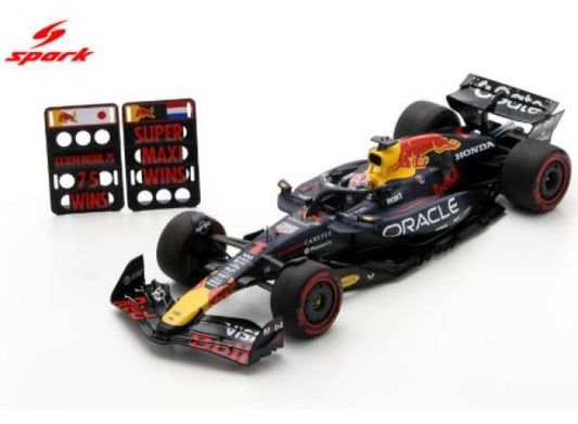Pre-Order – Red Bull Racing RB21 #1 Max Verstappen Winner US GP 2025 *Resin Series*, blue/red/yellow 1:18 Spark Model (spa18S1113) – ETA. September 2026