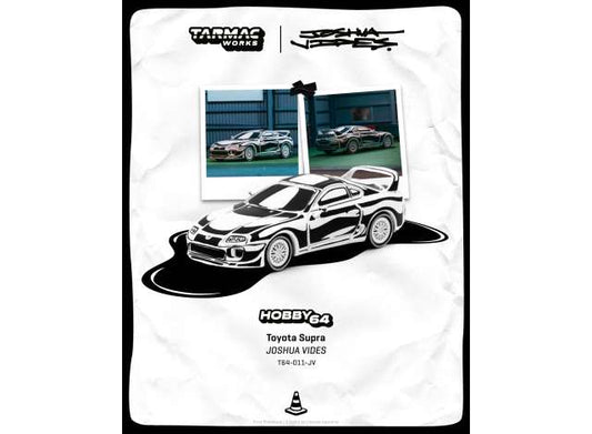 Pre-Order – Toyota Supra, Designed by Joshua Vides, chrome 1:64 Tarmac Model (TC-T64-011-JV) – ETA. September 2026