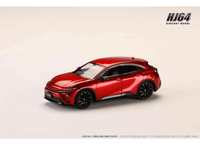 Pre-Order – Toyota Crown Sport Z 2.5L Hybrid, emortional red III 1:64 Hobby Japan Model (HJ641084AR) – ETA. July/August 2026
