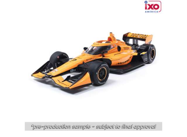 Pre-Order – 2026 NTT INDYCAR Series #7 Christian Lundgaard/Arrow McLaren, TBD (Road Course), orange 1:18 IXO America Model (IND18047) – ETA. July/August 2026